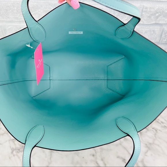 Kate Spade Pool Float Reversible Tote & Large Continental Wallet - Picture 5 of 16